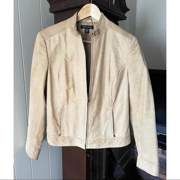 Valerie Stevens 100% Genuine Leather Jacket Size M - Picture 3 of 6